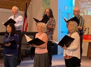 Chancel choir on Sunday